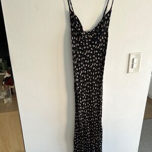 Black Floral Maxi Dress